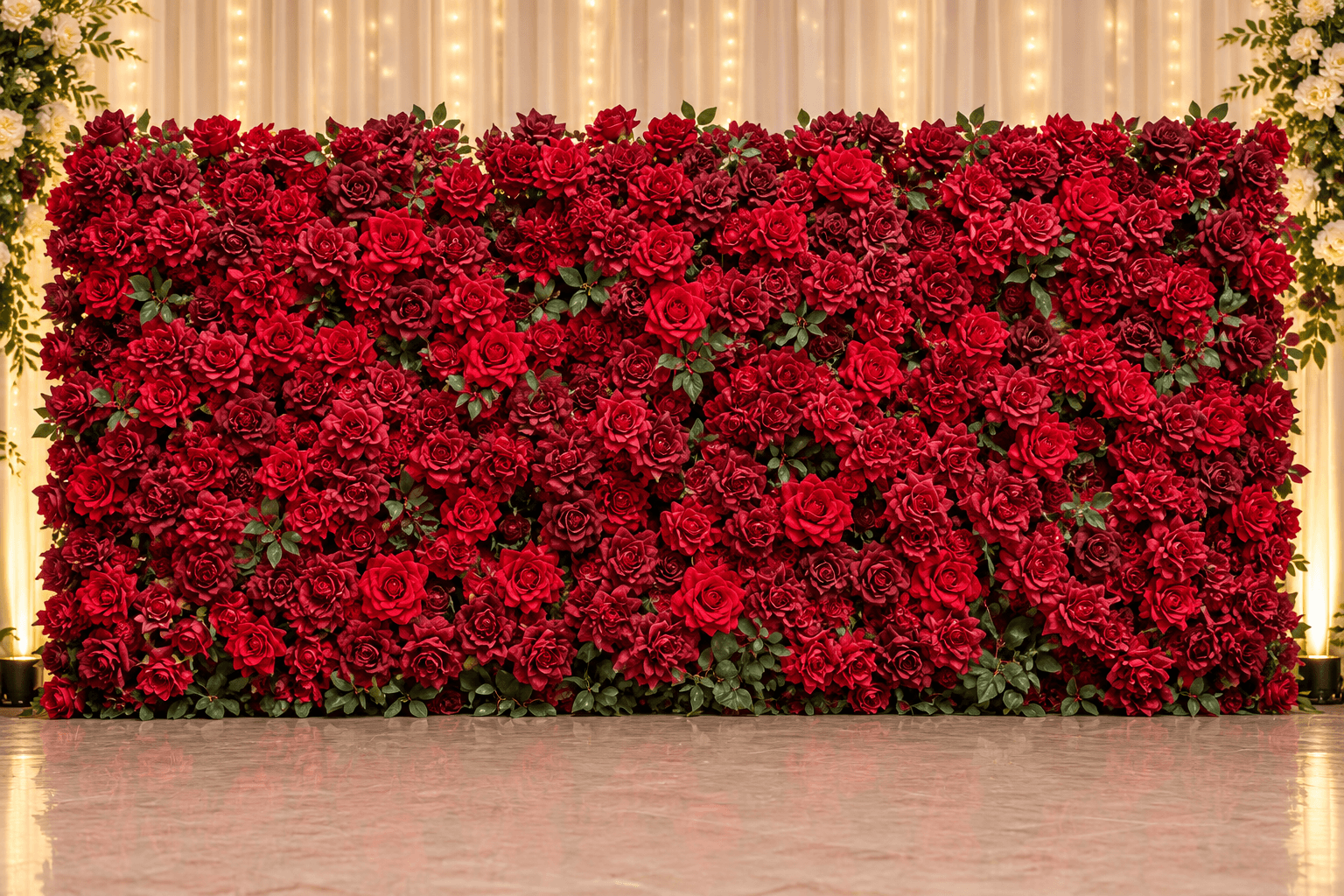 ARTIFICIAL FLOWER BARRIER - ARTIFICIAL FLOWERS Hire Brisbane