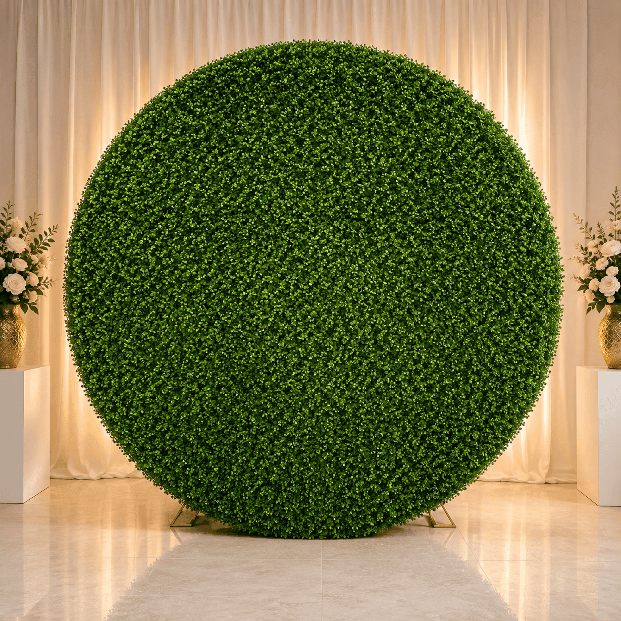 ARTIFICIAL GRASS ROUND BACKDROP - BACKDROPS Hire Brisbane