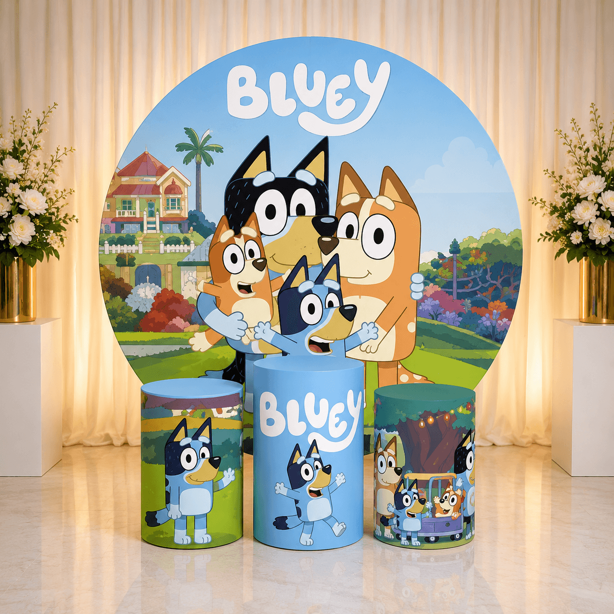 BLUEY BACKDROPS - BACKDROPS Hire Brisbane