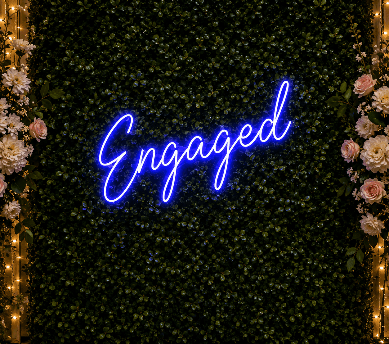 Engaged NEON SIGN - LIGHTING Hire Brisbane