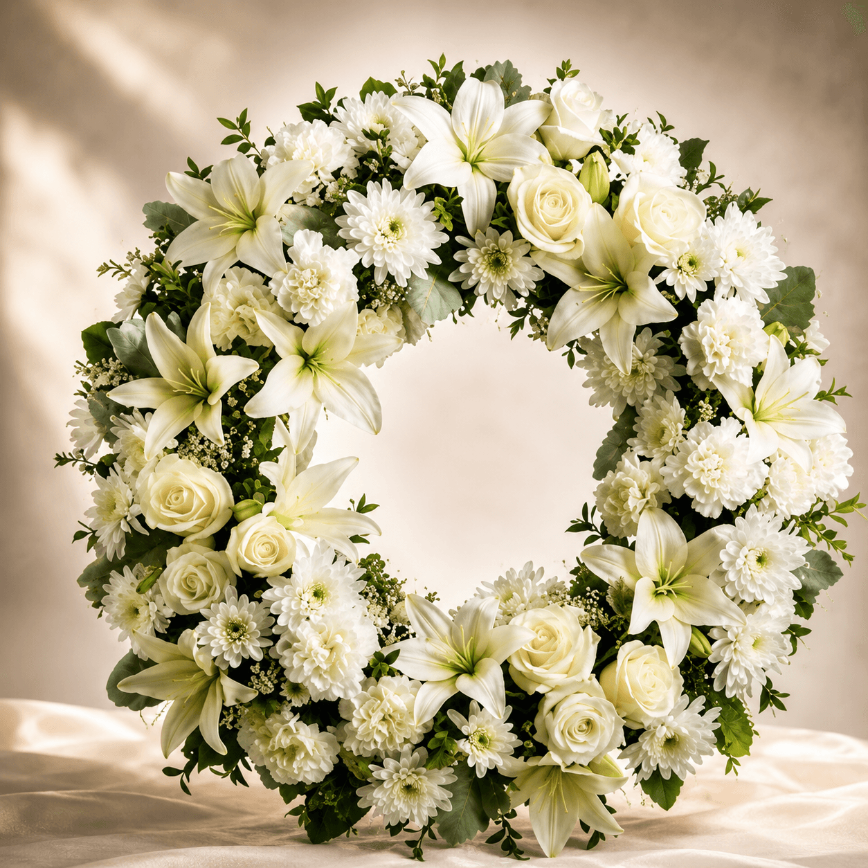 FLOWER WREATH - ARTIFICIAL FLOWERS Hire Brisbane