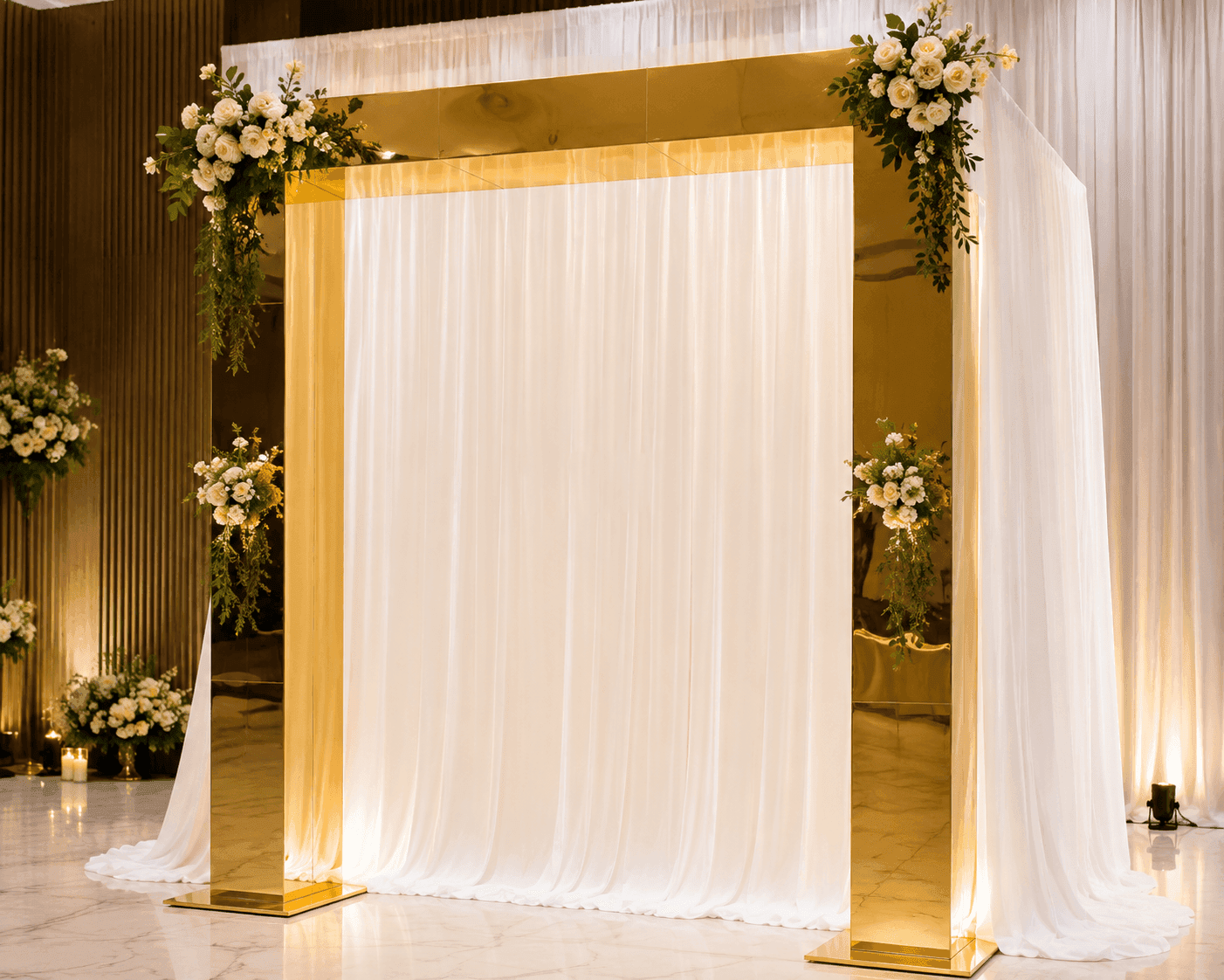 GOLDEN WEDDING ARBOUR - ACCESSORIES Hire Brisbane