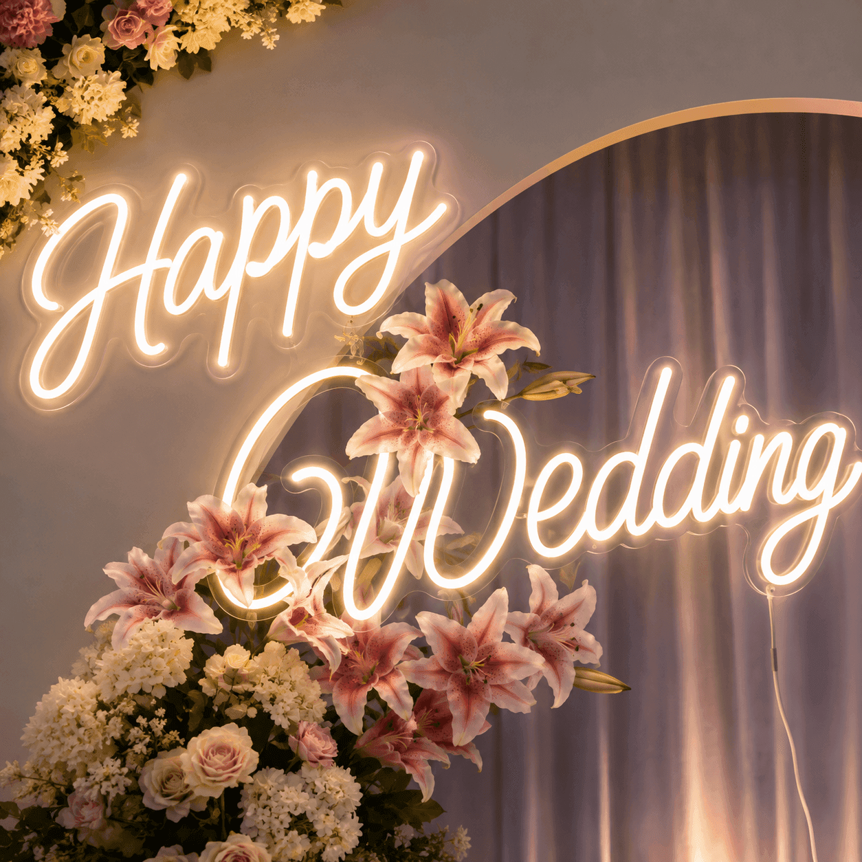 HAPPY WEDDING - LIGHTING Hire Brisbane
