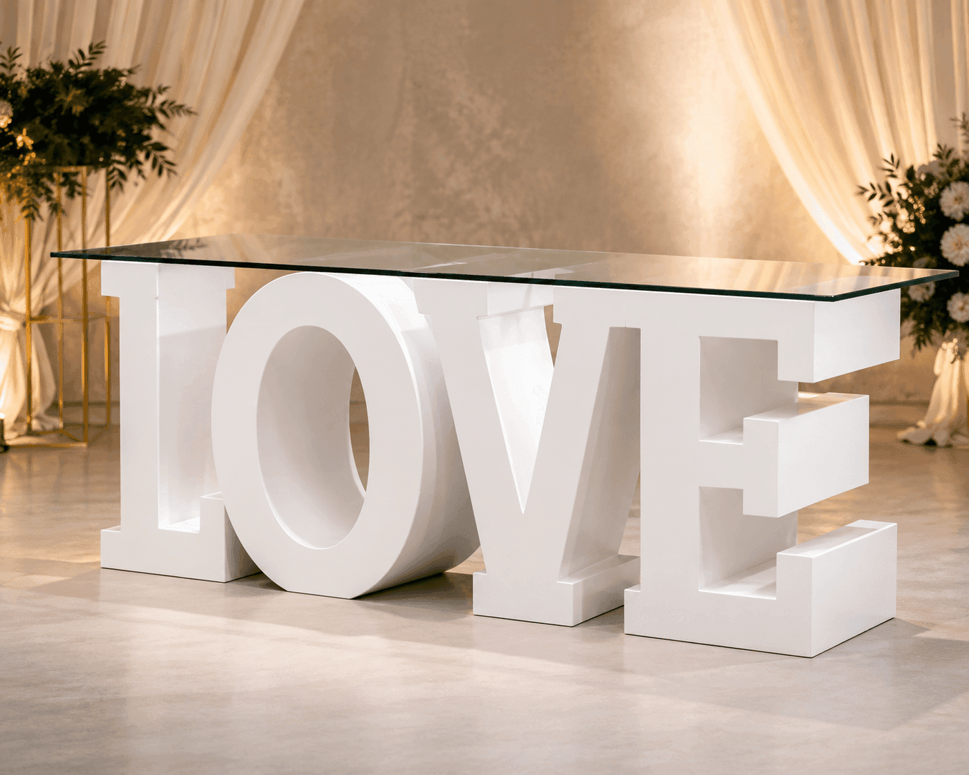 LOVE LETTER TABLE - TABLES Hire Brisbane
