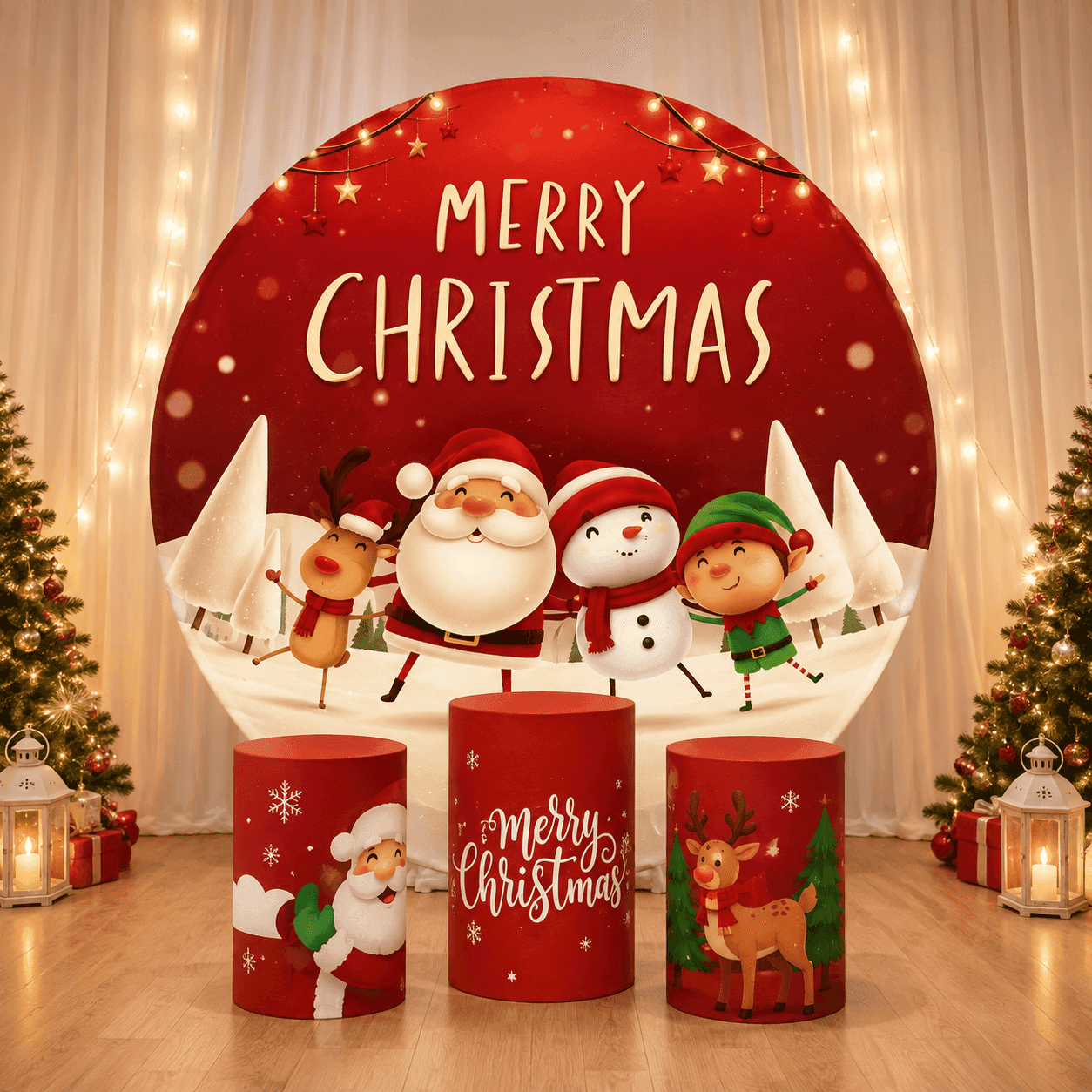 MERRY CHRISMAS BACKDROPS - THEMED BACKDROPS Hire Brisbane