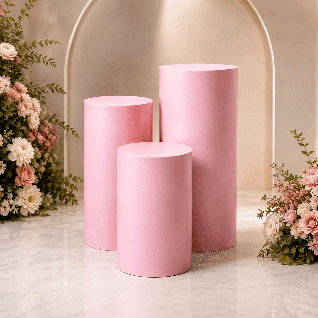PINK PLINTH - PLINTHS Hire Brisbane