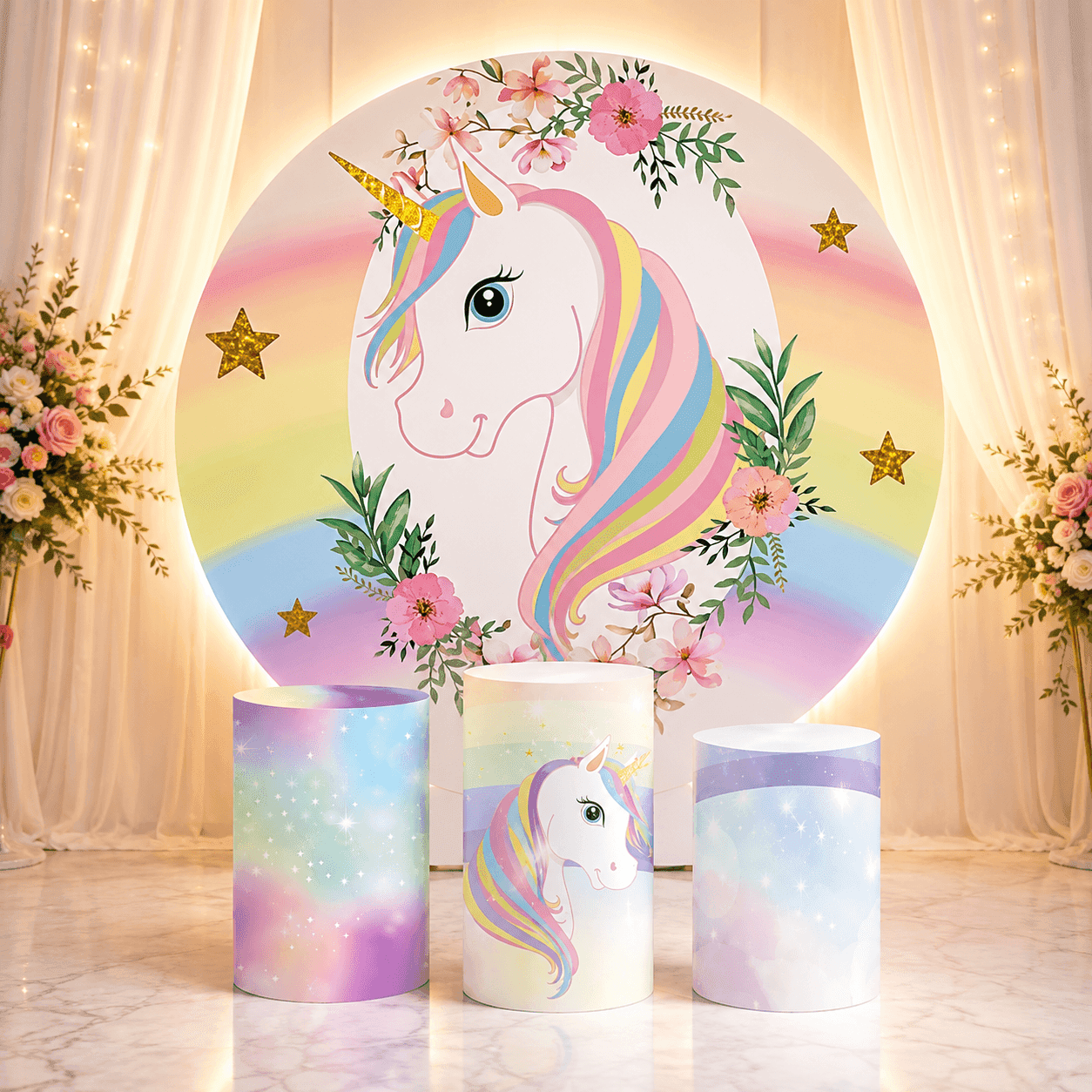 UNICORN BACKDROPS - THEMED BACKDROPS Hire Brisbane