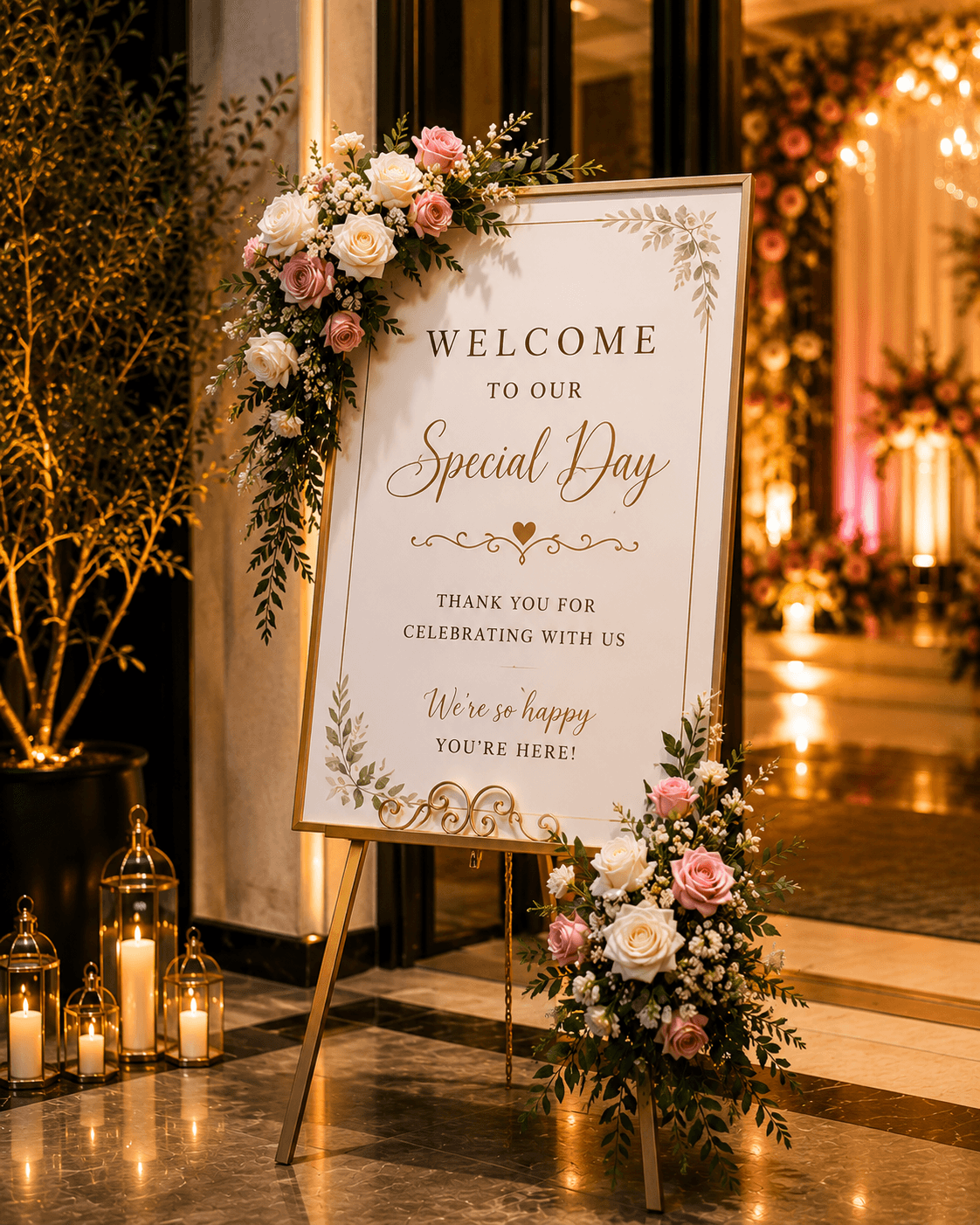 Wedding Welcome Sign hire in Brisbane