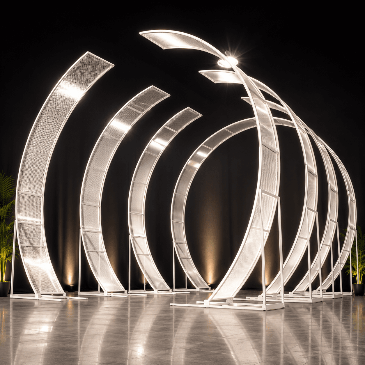  Walkway Arch with Lights - WALK WAY LIGHT ARCH Hire Brisbane