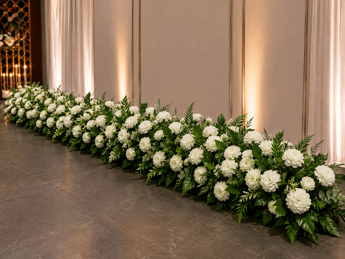ARTIFICIAL FLOWER RUNNER - ARTIFICIAL FLOWERS Hire Brisbane