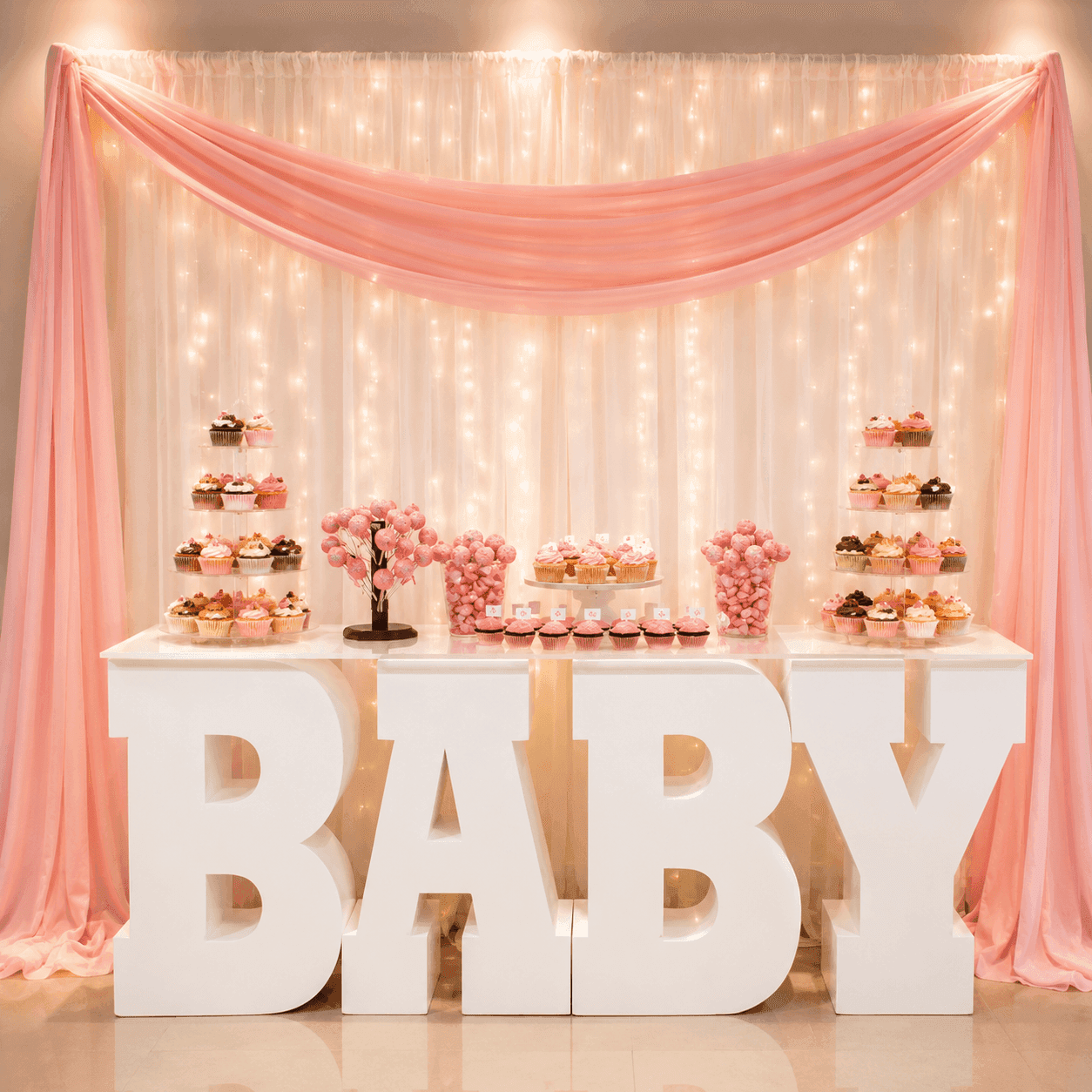 BABY LETTER TABLE - TABLES Hire Brisbane
