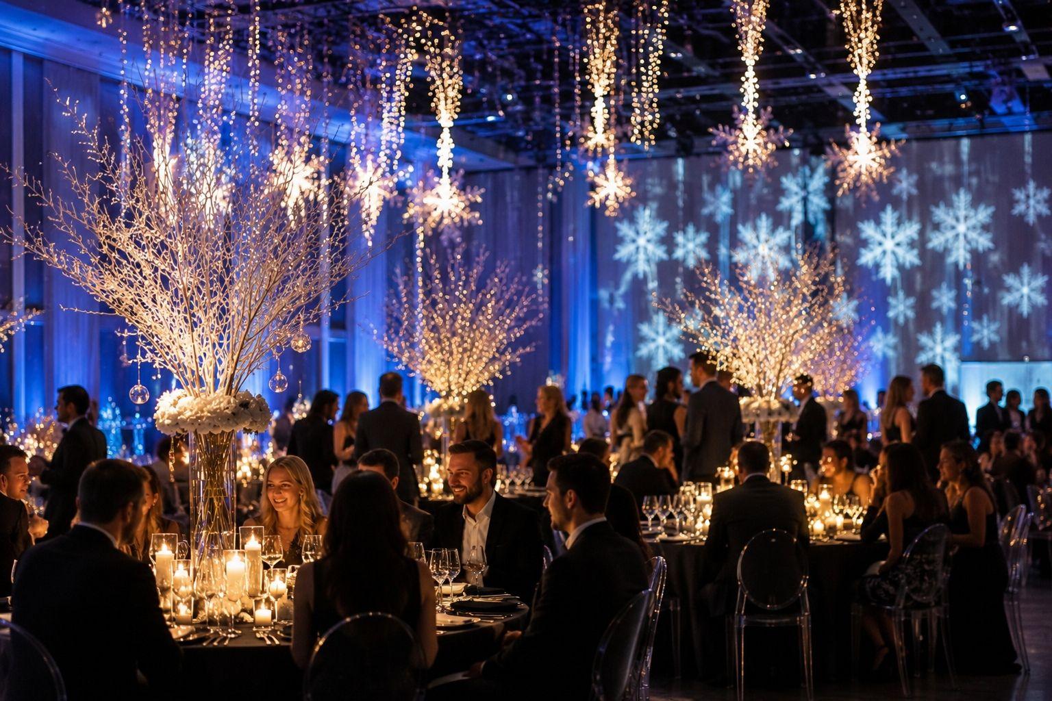 Illuminating Winter: Transforming Indoor Spaces with Sophisticated Event Decor