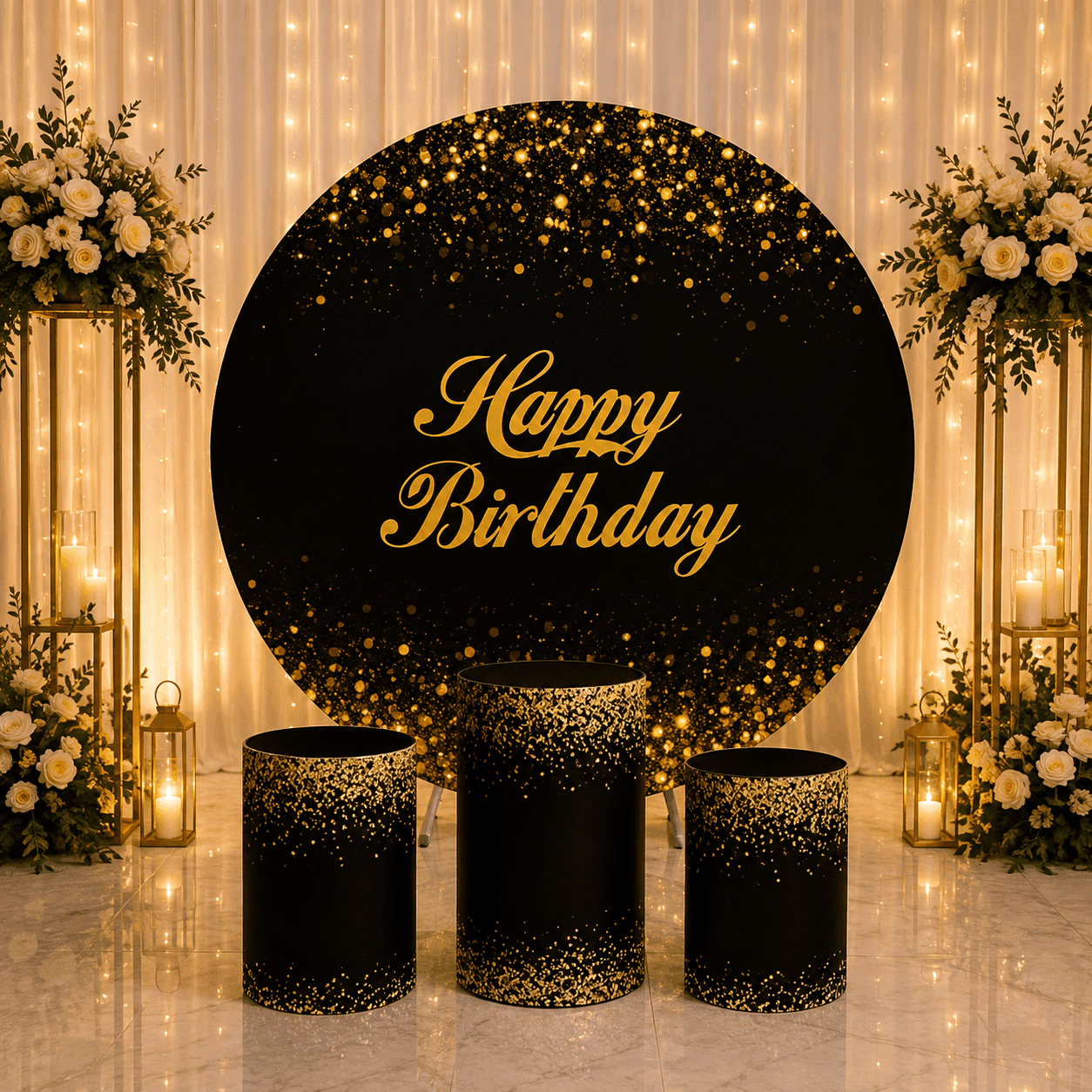 HAPPY BIRTHDAY BACKDROPS - BACKDROPS Hire Brisbane