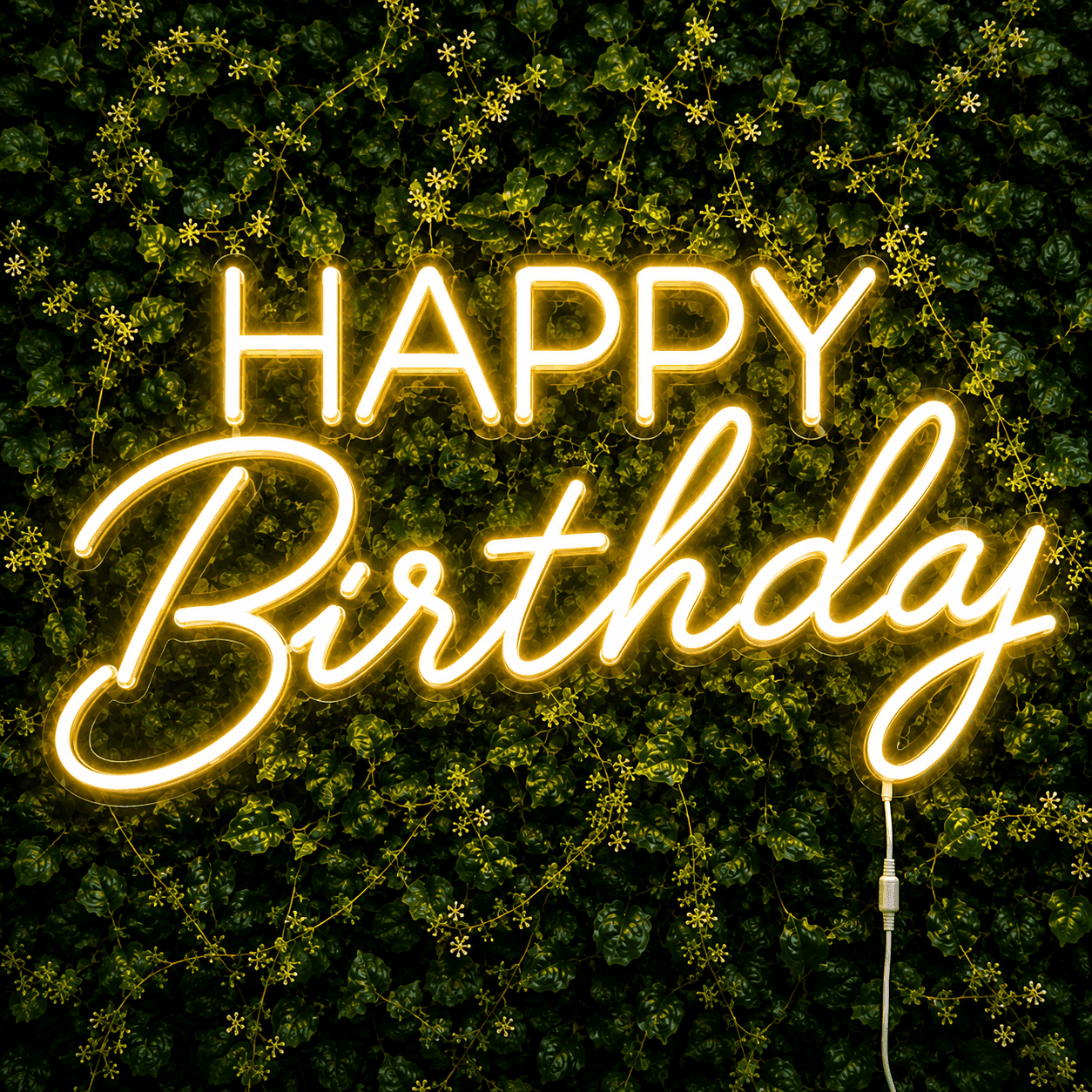 HAPPY BIRTHDAY NEON SIGN - LIGHTING Hire Brisbane